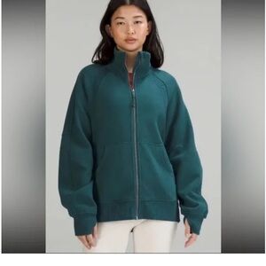 lululemon athletica Deep Teal Full-Zip Scuba Jacket
